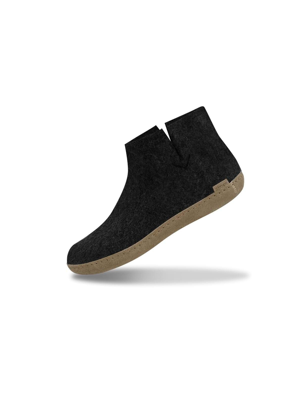 Chaussons adultes laine gris