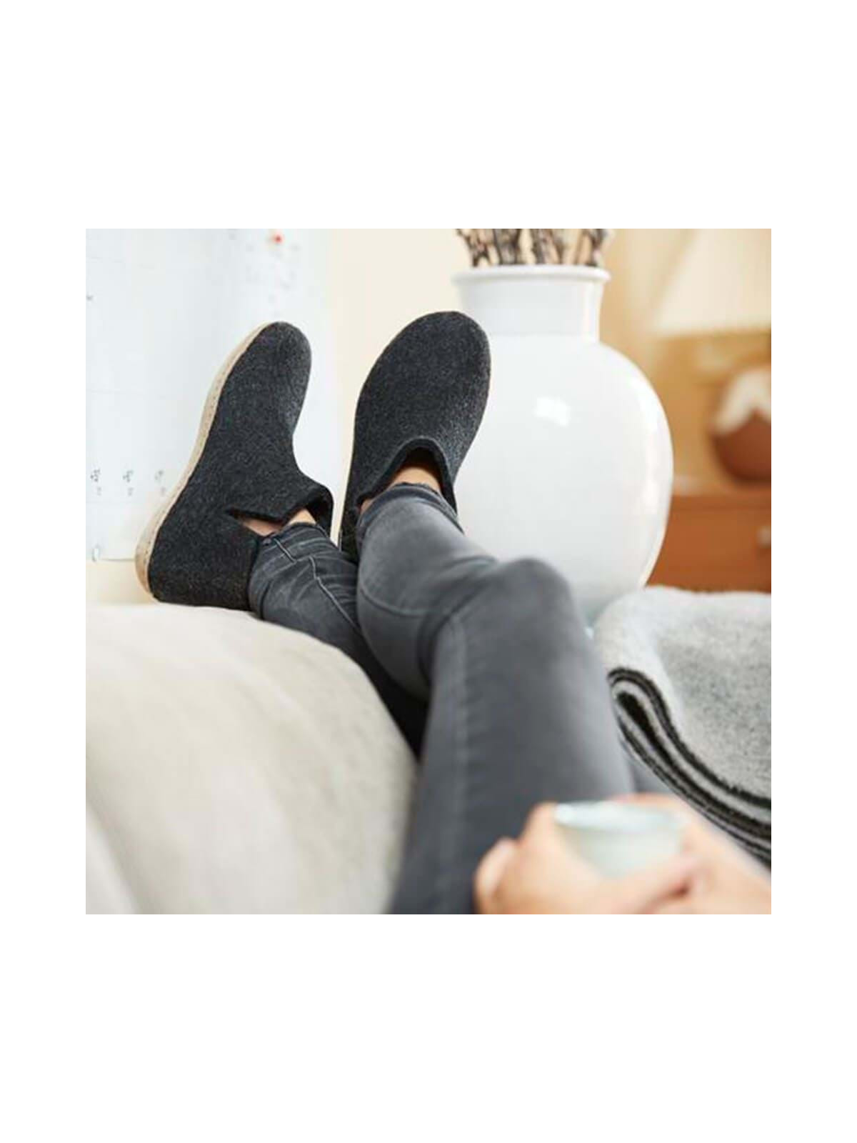 chaussons laine glerups