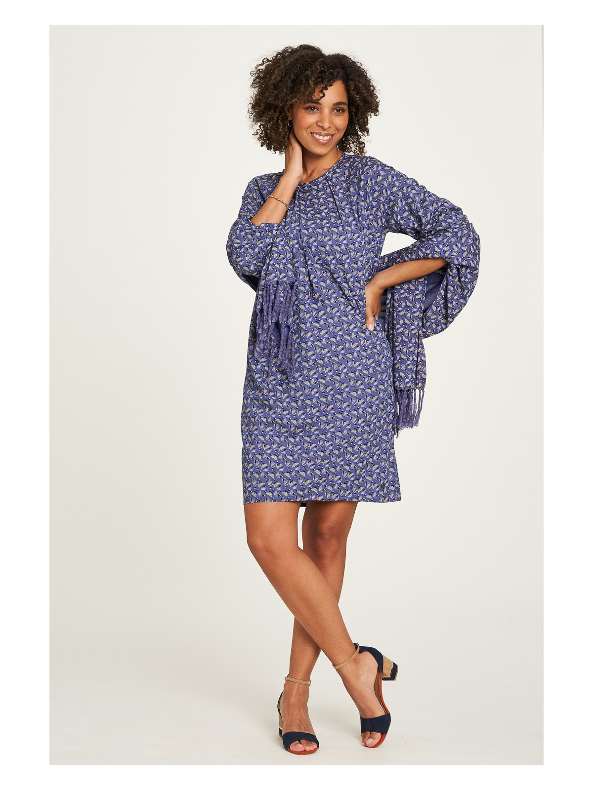 Robe Ecovéro imprimé "Mikado"