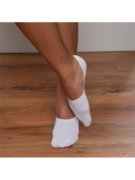 Socquettes coton bio lot de 2 paires