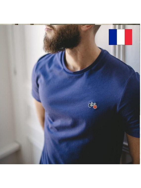 tee-shirt coton bio la gentle factory vélo