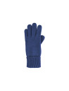 gants enfants pure laine bleu
