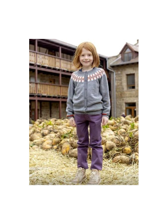 pantalon fille coton bio sense organics