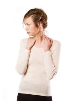 Chemise manches longues laine et soie