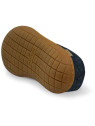 Chaussons bleus semelles caoutchouc Glerups