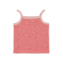 Débardeur bébé 100% coton bio rose corail