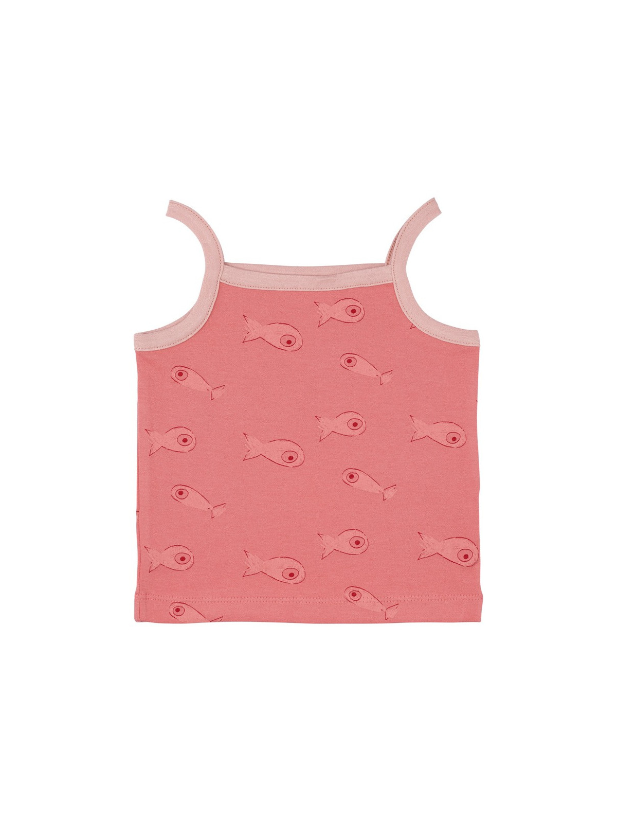 Débardeur bébé 100% coton bio rose corail