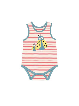 Body sans Manches en 100% coton bio- La Queue du Chat