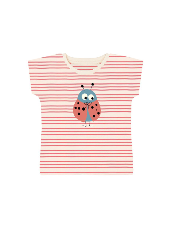 Tee-shirt bébé 100% coton bio "coccinelle"