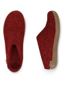 chaussons laine glerups rouge