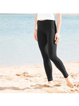 Leggings femme en coton bio noirs