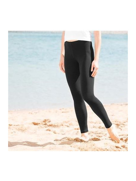 Leggings femme en coton bio noirs