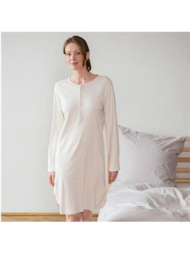 Chemise de nuit mixte 100% Coton bio
