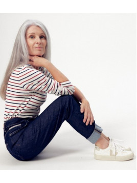 jeans slim femme brut