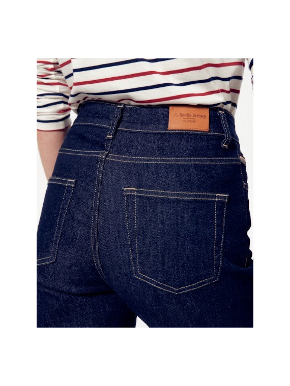 jeans slim femme brut taille haute