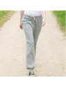 Pantalon jogging 100%  Coton bio mixte gris clair