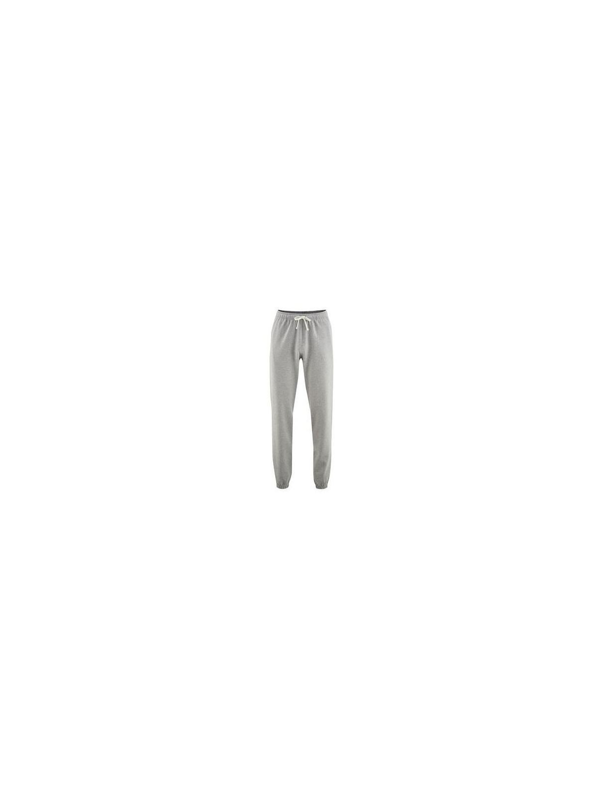 Pantalon jogging 100%  Coton bio mixte gris clair