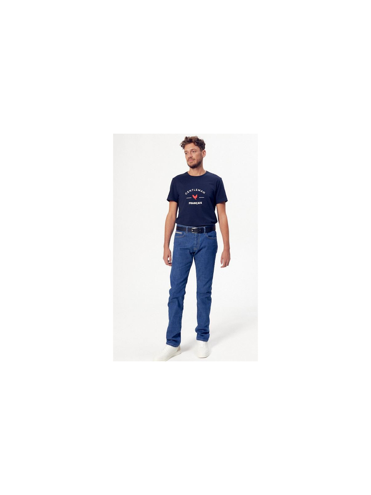 jeans homme denim coupe droite