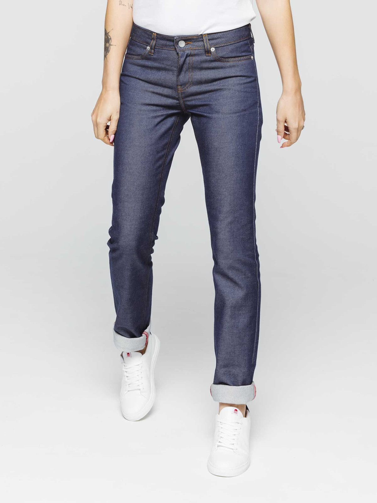jeans femme droit coton bio fabriqué en France par 1083