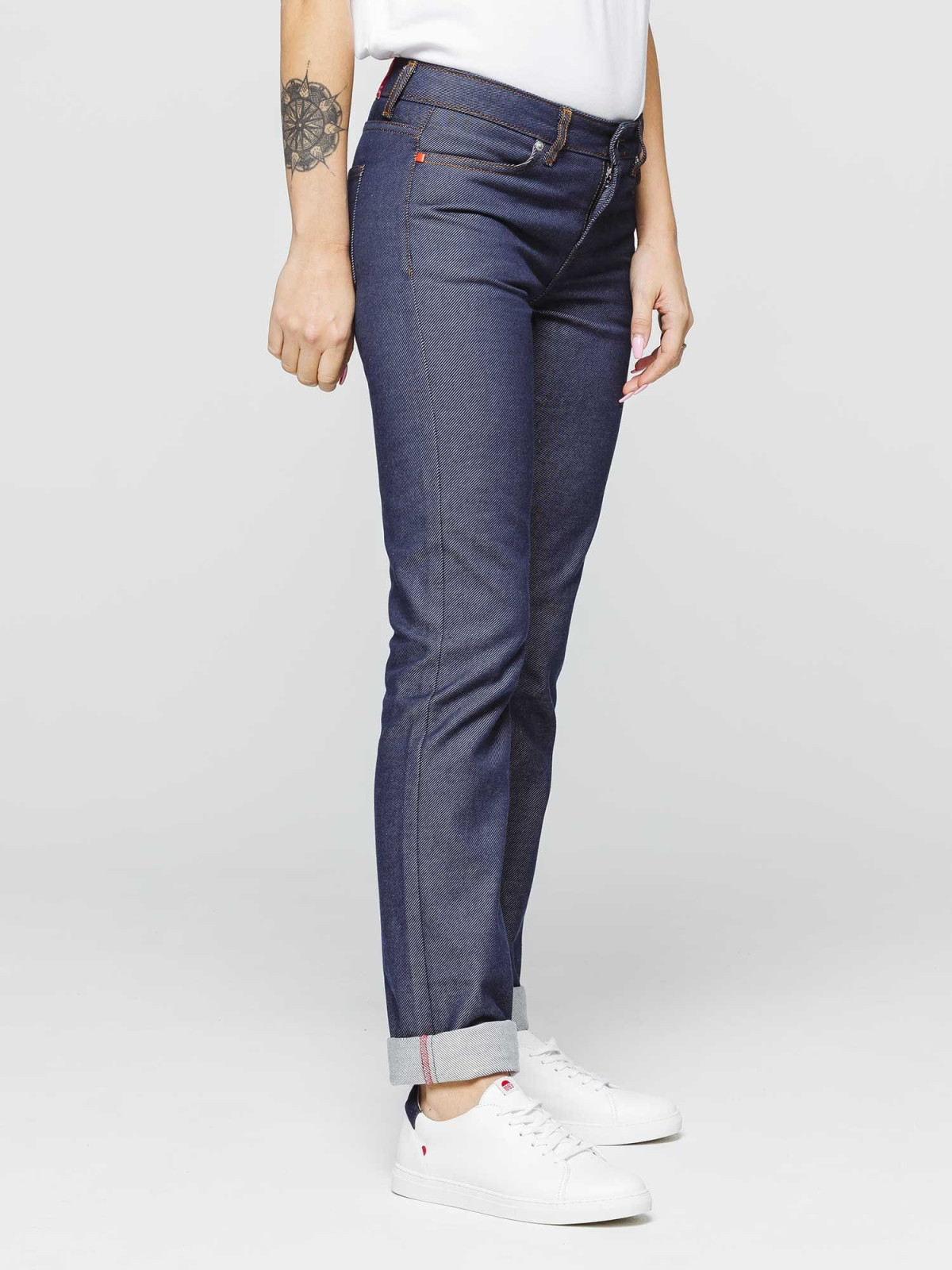 jeans femme droit coton bio fabriqué en France par 1083