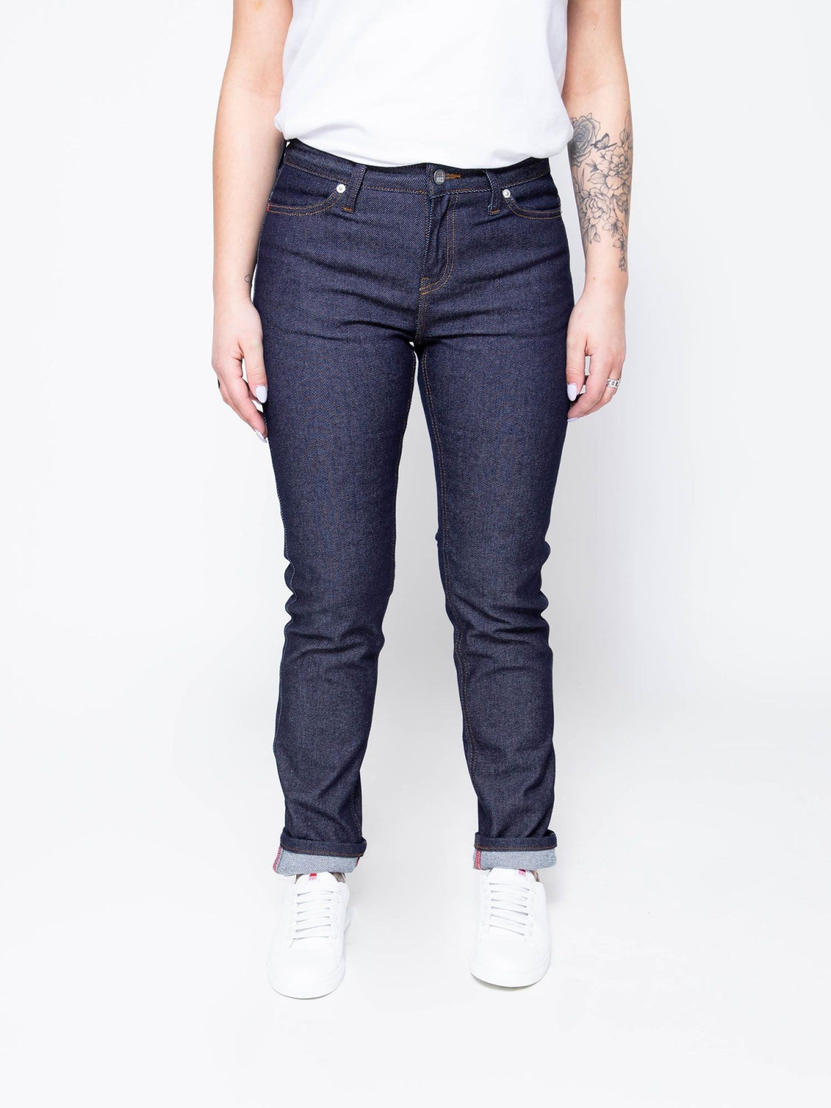jeans femme ajusté denim coton bio fabriqué en France par 1083