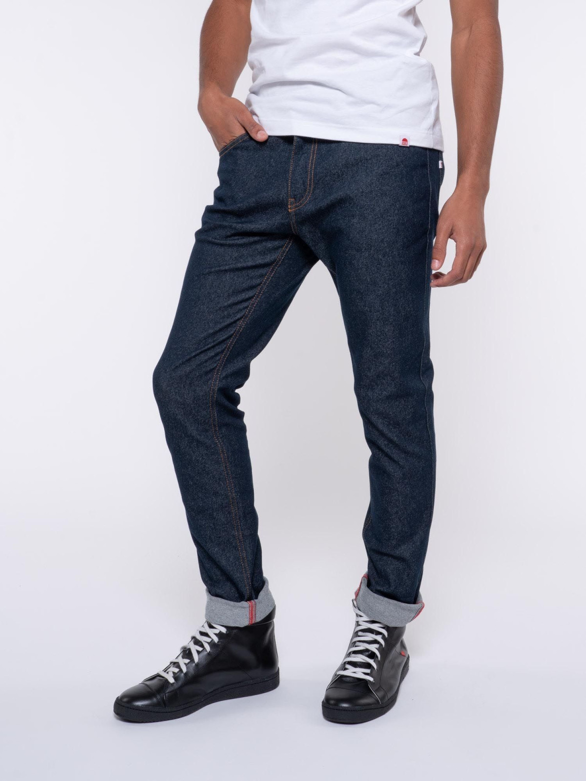 Jeans 1083 coton bio fuselé homme