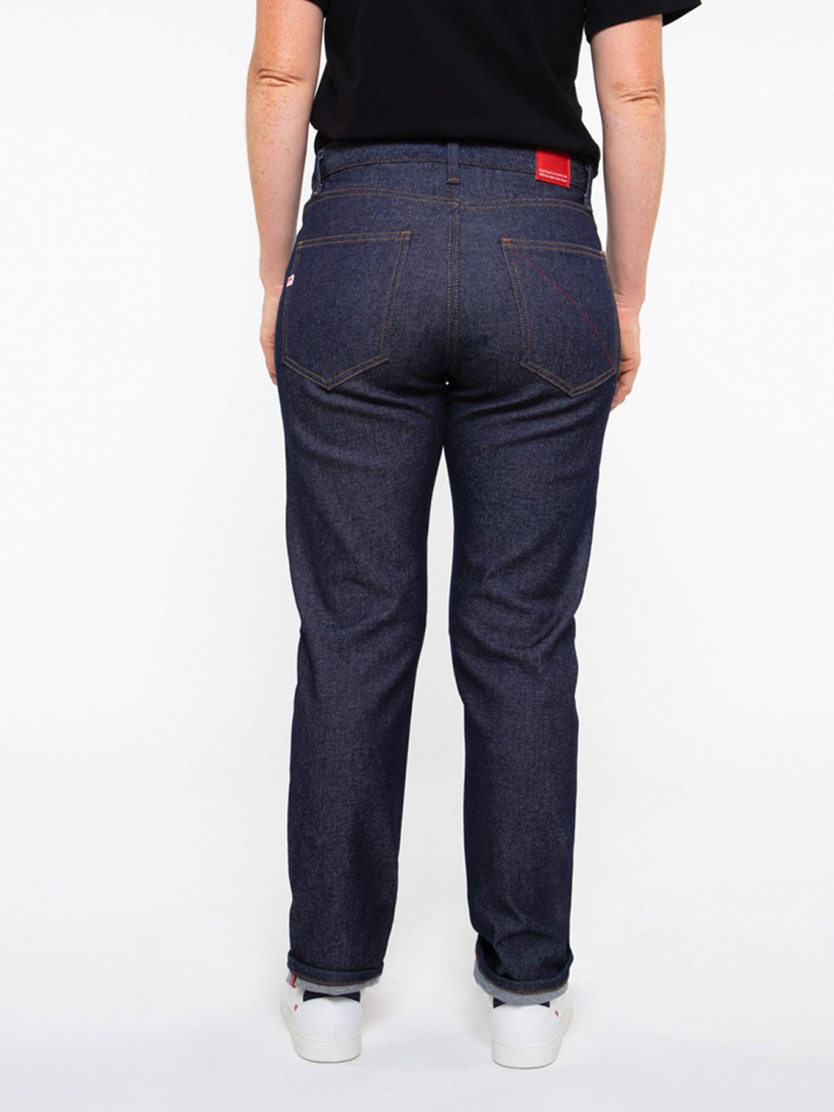 jeans coton bio femme coupe athlétique 1083