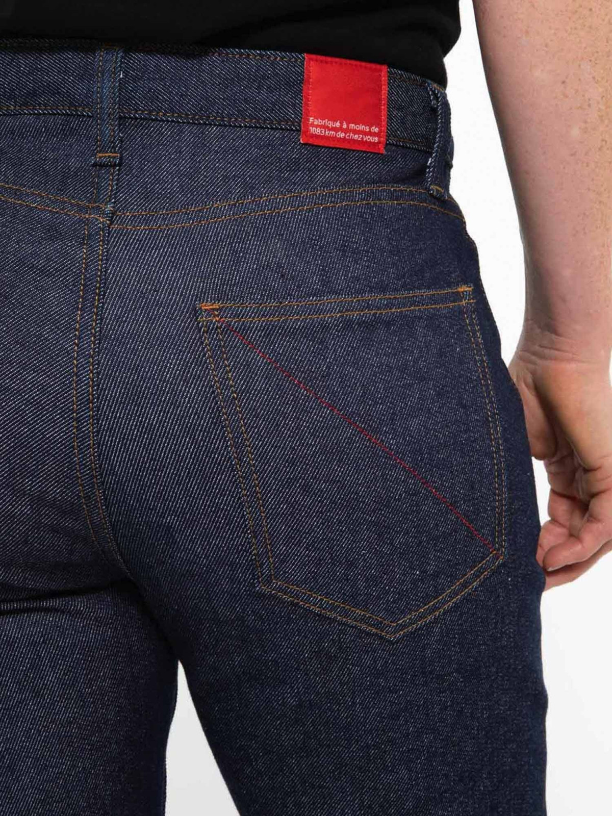 jeans coton bio femme coupe athlétique 1083