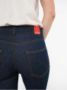 Jeans 1083 coton bio fuselé taille normale femme