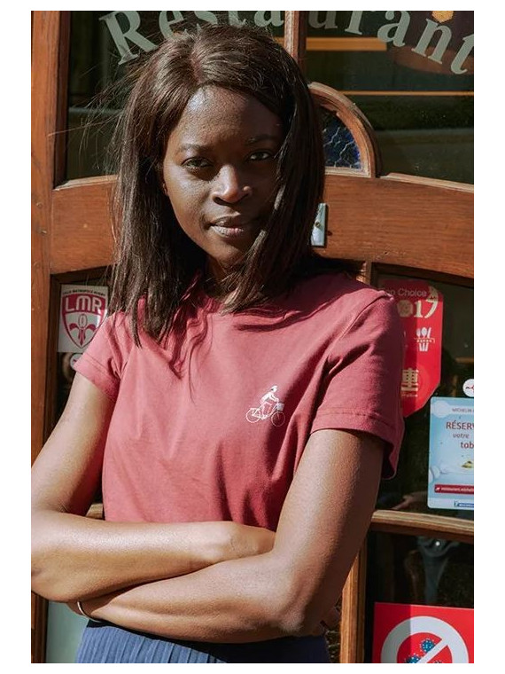 Tee-shirt Prune "Vélo" 100% coton bio