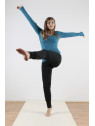 Pantalon de yoga coton bio noir
