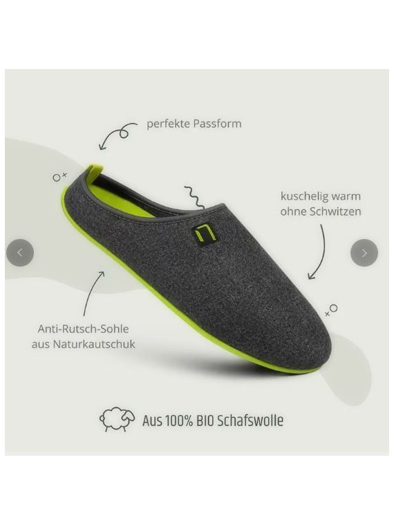 Chaussons laine Nanga