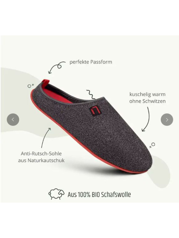 Chaussons laine Nanga