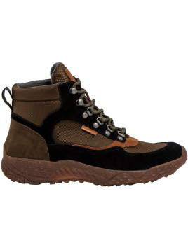 chaussures de marche montantes vert forêt