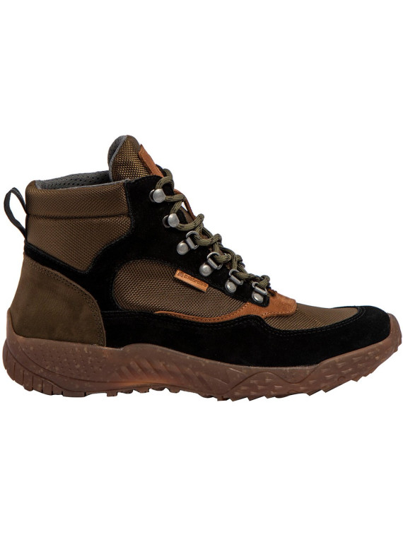 chaussures de marche montantes vert forêt