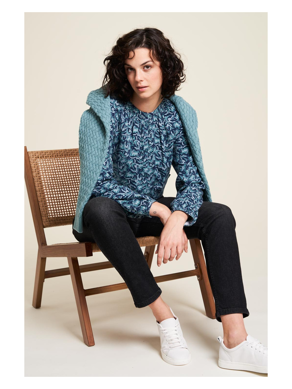 Blouse écovéro "Butterfly"