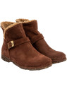 Bottines fourrées El Naturalista "Angkor" chocolat