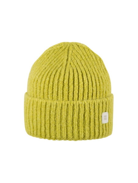 Bonnet laine alpaga coton et mérinos vert pomme