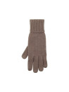 gants femmes 100% laine mérinos taupe