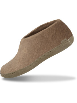 chaussons Glerups mi-montants couleur sable