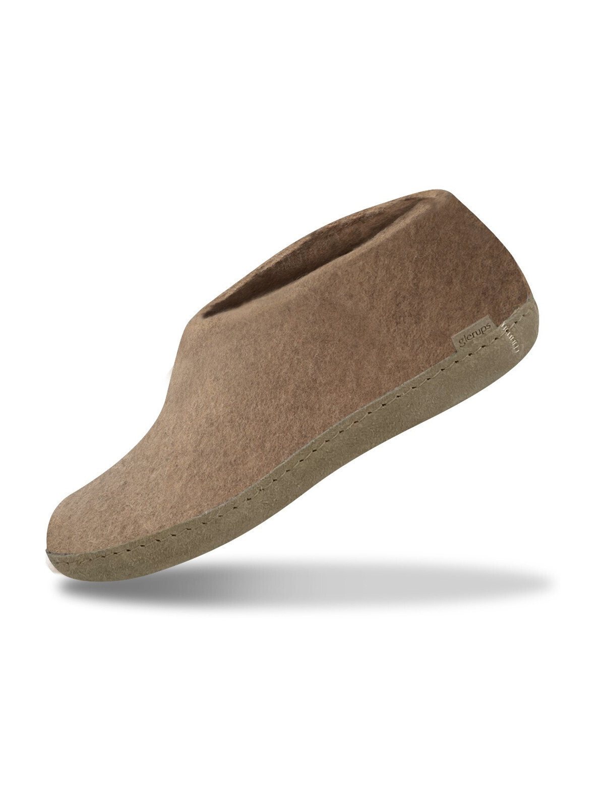 chaussons Glerups mi-montants couleur sable