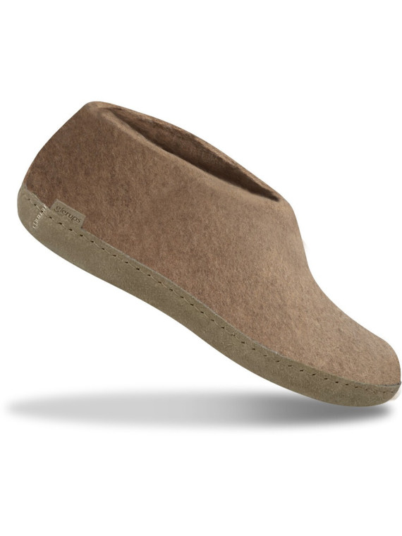 chaussons Glerups mi-montants couleur sable