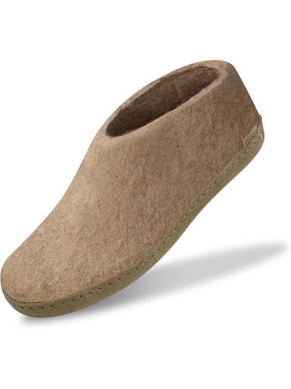 chaussons Glerups mi-montants couleur sable