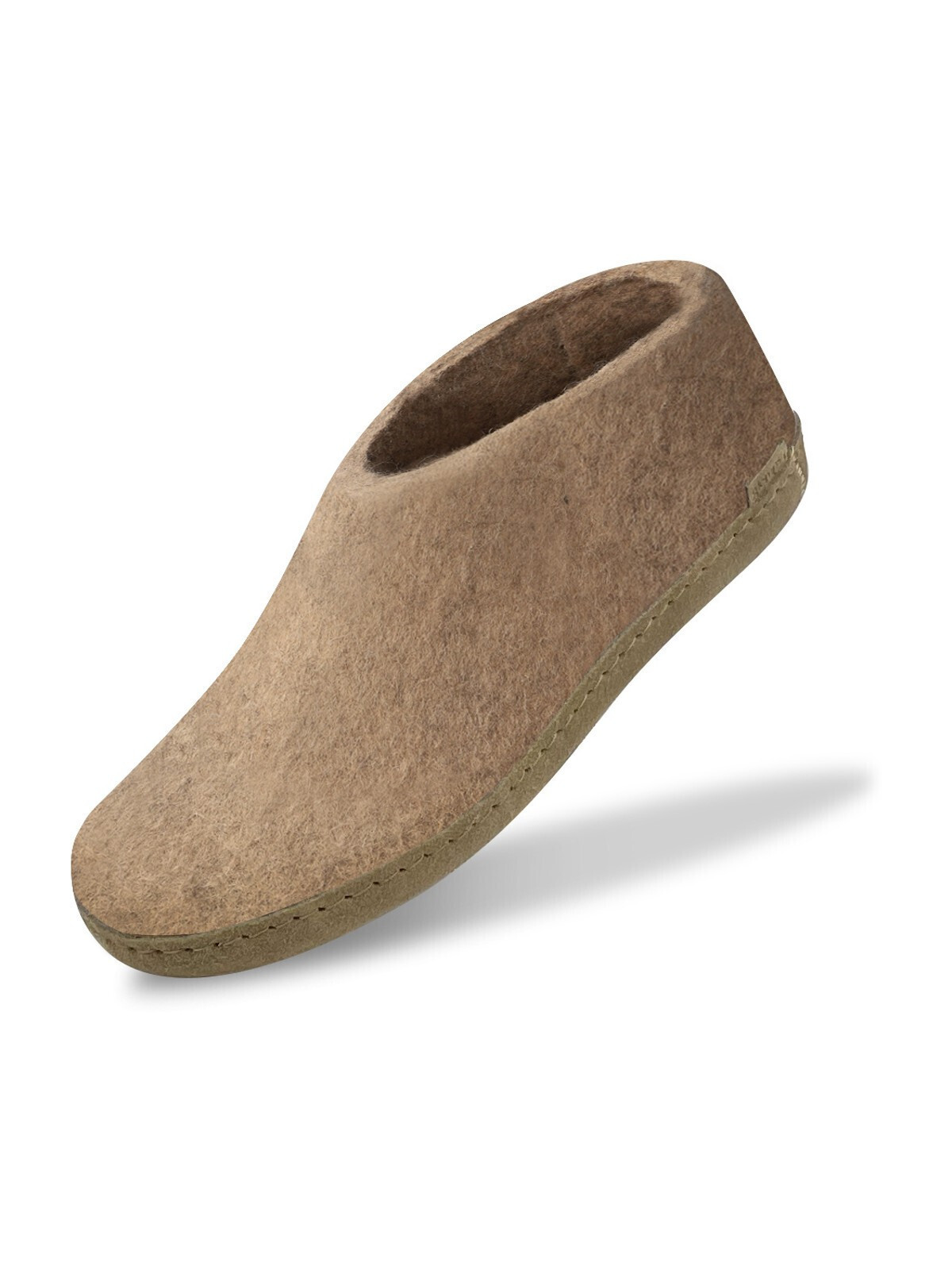 chaussons Glerups mi-montants couleur sable