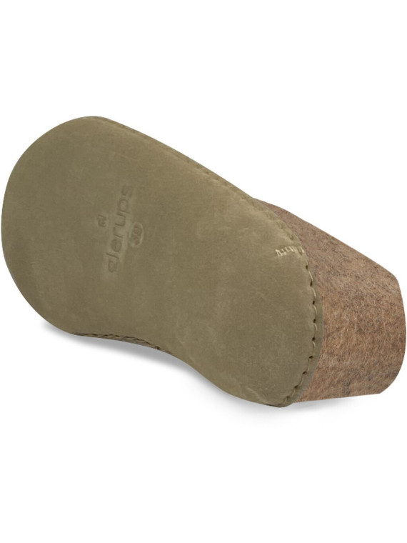 chaussons Glerups mi-montants couleur sable