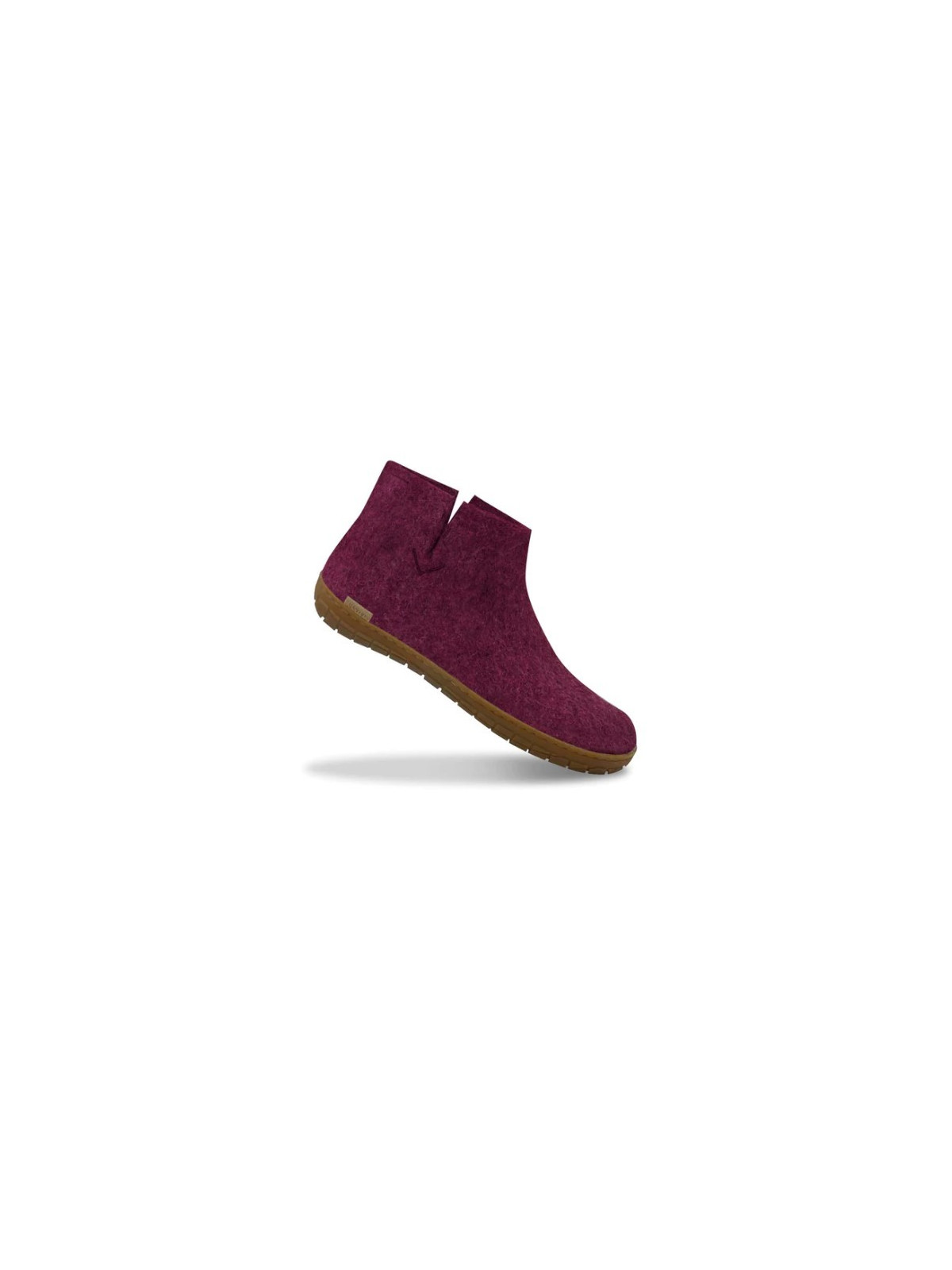 Bottines pure laine fuschia