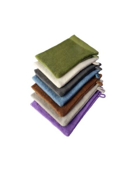 Gant de toilette 100% coton bio  Gant de toilette doux et absorbant...