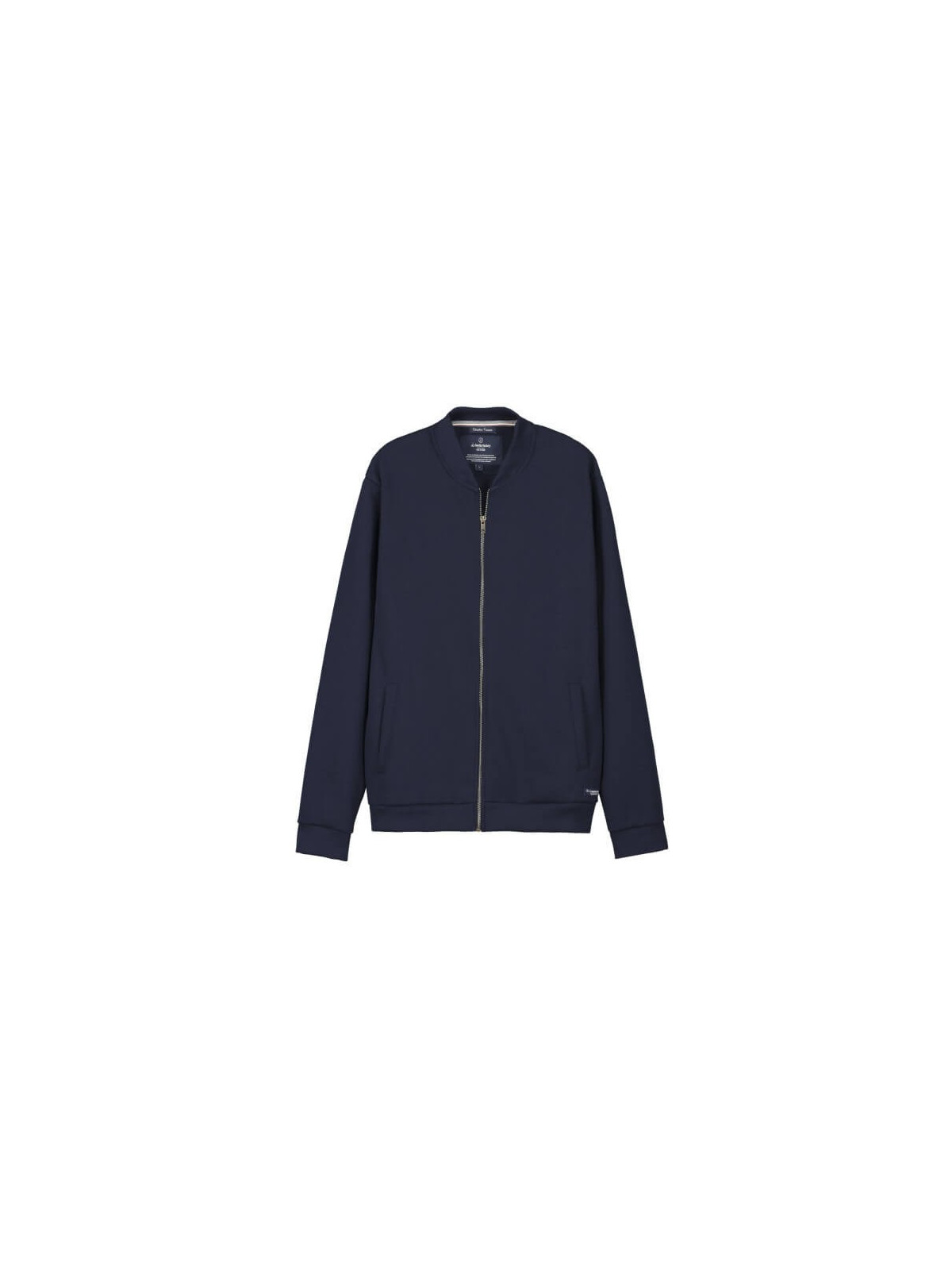 blouson homme zippé bleu marine