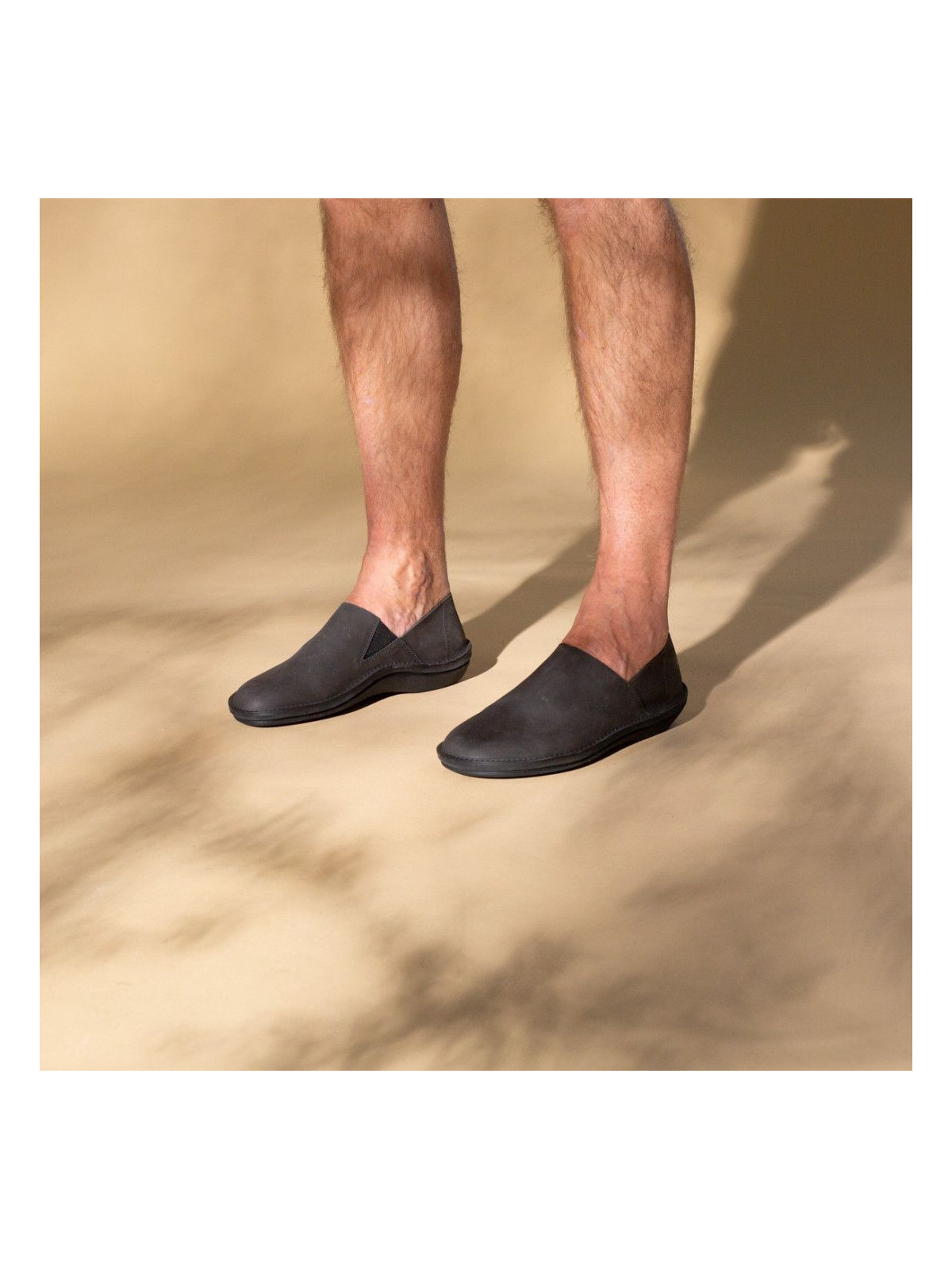 mocassins pour homme gris foncé