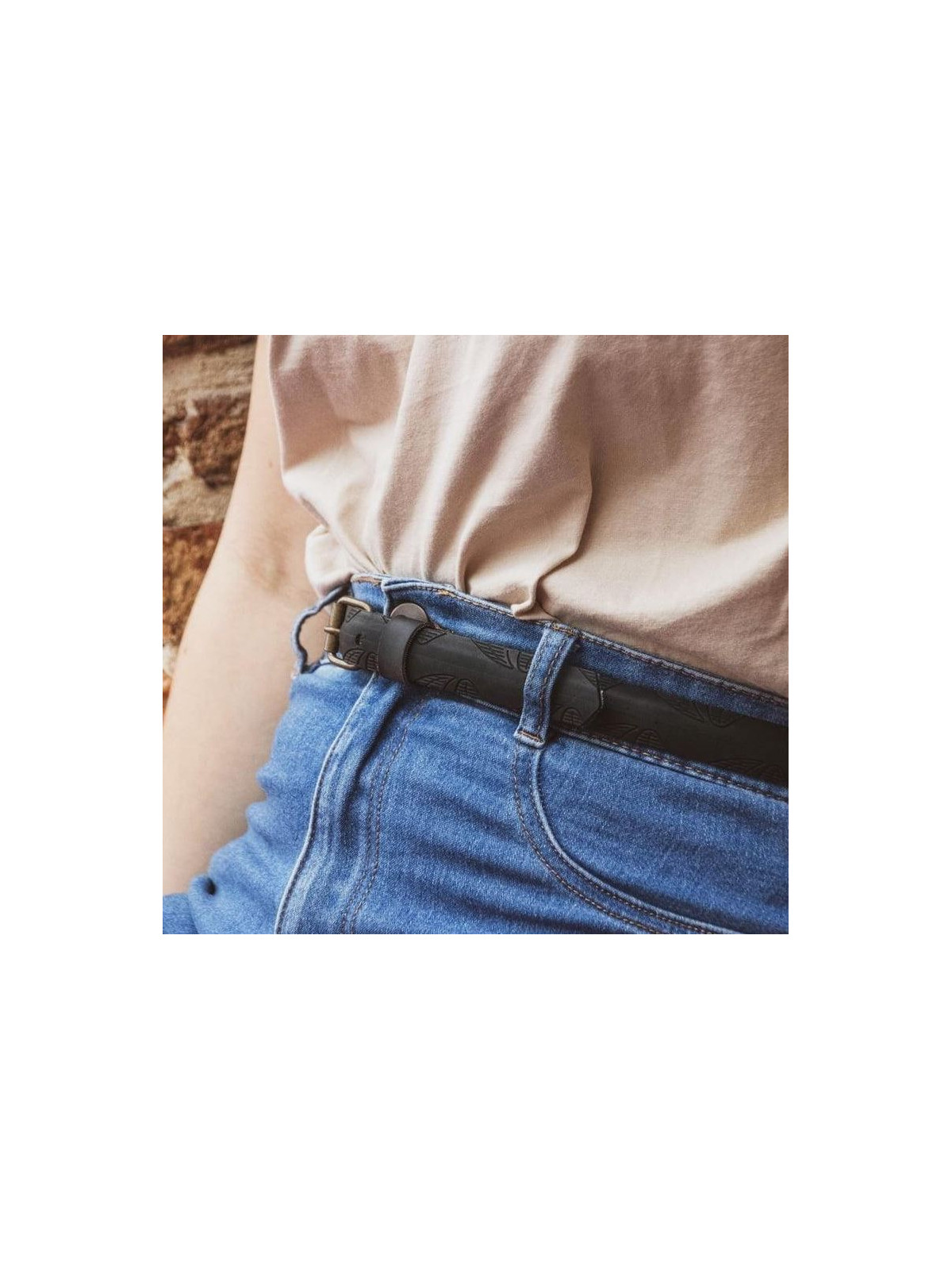 Ceinture Large en Recyclage de Pneu de Vélo - La Vie est Belt